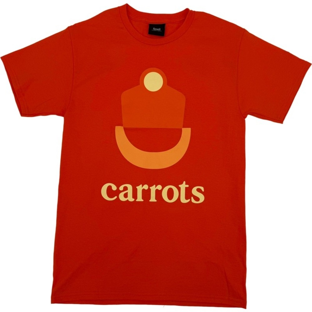 CARROTS by Anwar Small T-Shirt Orange Graphic Logo Short Sleeve Streetwear Tee
